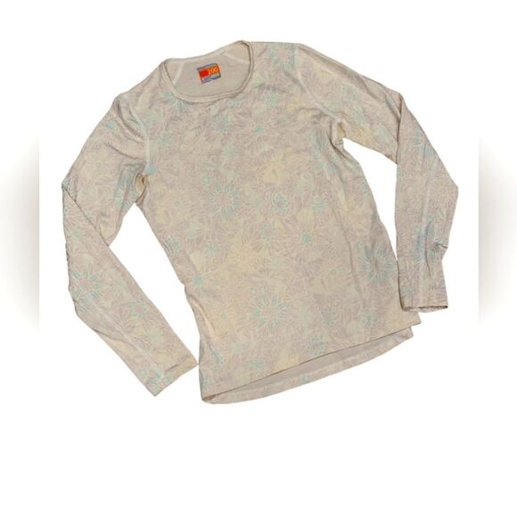 Icebreaker Tops - Icebreaker Merino Long Sleeve Winter Snowflake Design Crewneck Shirt | S READ